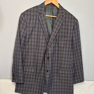 Johnston & Murphy "XC Flex" collection a modern partially lined knit sport coat.